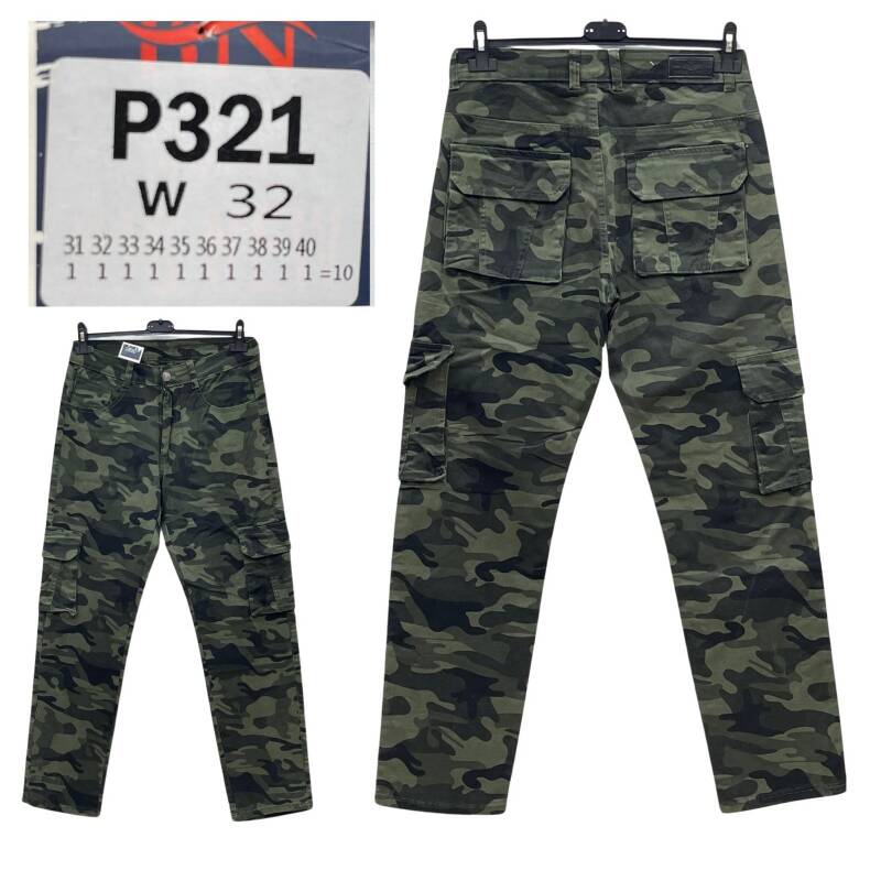 Spodnie jeansy meskie Roz 31-40, 1 Kolor Paczka 10 szt